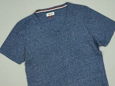 koszulka fc barcelona z wlasnym napisem: Hilfiger Denim, Koszulka dla mężczyzn, L — 1