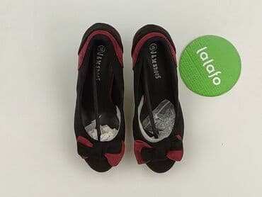 srebrne buty na obcasie ccc: Półbuty damskie, rozmiar 38 — 2