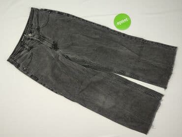 spodnie z wysokim stanem levis: Denim, Jeansy damskie, M — 2