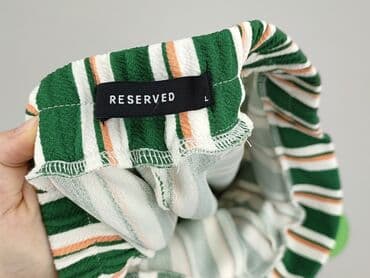 reserved t shirty w paski: Spodnie materiałowe damskie, rozmiar L — 4