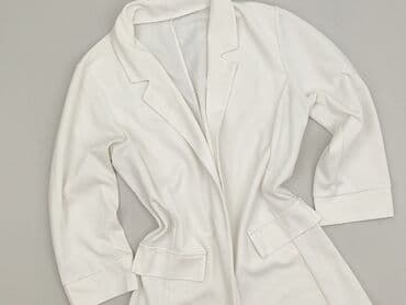 białe t shirty damskie pod marynarkę: White, Marynarka damska, rozmiar S — 1