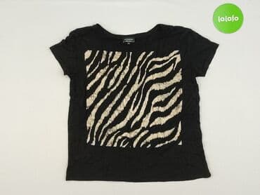 czarna koszulka reserved: Reserved, T-shirt damski, rozmiar XS — 2