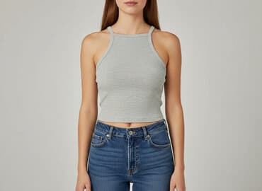 gorsetowe bluzki: Gina Tricot, Top damski, rozmiar S — 6