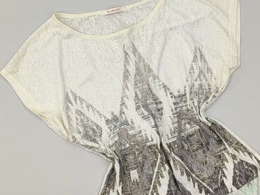 beżowe buty na koturnie ccc: Camaïeu, Bluzka damska, S — 1