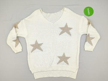 sweter w serek: Sweter damski, rozmiar 3XL — 2