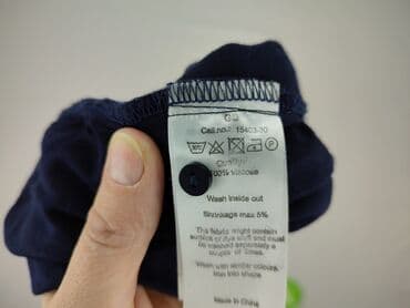 niebieskie sukienki plus size: Bluzka damska, rozmiar L — 6