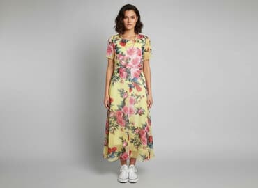 żółta sukienki na wesele długa: Jus de Pom, Сукня жіноча, розмір L — 1