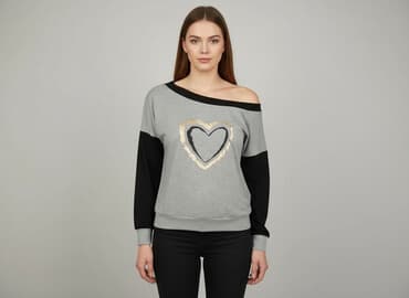bluzki w paski z sercem: Bluzka damska, rozmiar S — 5