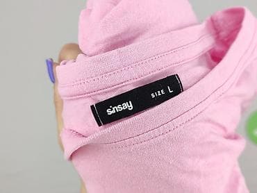 sinsay basic: Sinsay, T-shirt damski, rozmiar L — 4