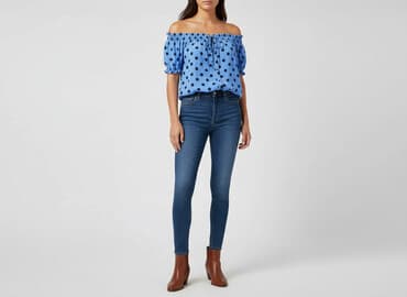 zara bluzka z odkrytymi ramionami: Zara, Women's blouse, size XL — 1