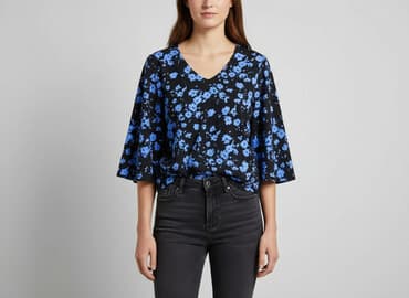 bluzka w kwiaty new yorker: Cubus, Bluzka damska, rozmiar L — 6