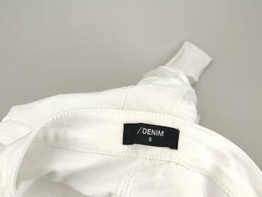 białe damskie jeansy: Denim, Jeansy damskie, rozmiar S — 5