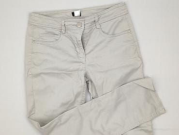 silver jeans spodnie: H&M, Spodnie materiałowe damskie, rozmiar S — 1