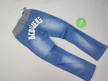 sukienki dla nastolatki: Spodnie jeansowe, 12 lat, 146/152, stan - Idealny — 3