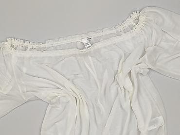 biale spodnie materialowe: H&M, Bluzka damska, rozmiar M — 1