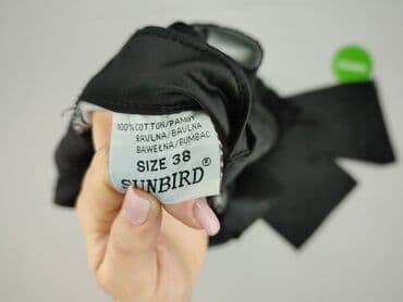 czarne spodnie materiałowe: Spodnie materiałowe damskie, rozmiar M — 4