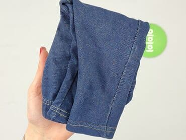 spodnie z obniżonym krokiem: Spodnie jeansowe, 6-9 miesięcy, stan - Bardzo dobry — 5