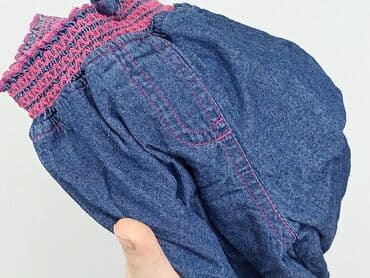 ccc kapcie inblu: Denim pants, St.Bernard, 6-9 months, condition - Very good — 6