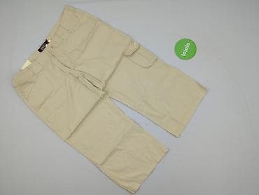 kargo spodnie: Denim Co, Spodnie 3/4 damskie, rozmiar L — 2