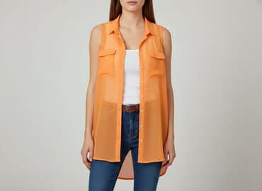 koszula tunika damska: H&M, Koszula damska, rozmiar M — 7