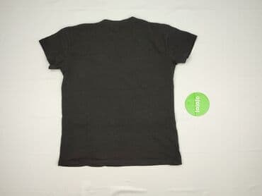 czarne t shirty w serek damskie: T-shirt damski, rozmiar M — 3