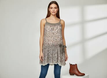 sukienki trapezowe na wesele allegro: Sukienka damska, rozmiar S — 1