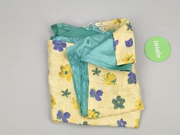 obrus 100x100: Zasłona dekoracyjna z podszewką, kwiatowy wzór - Typ: jedna panelowa — 3