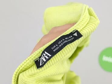neonowe spodnie damskie: Zara, Top damski, rozmiar L — 4