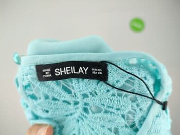 miętowa sukienka z koronki: Sheilay, Sukienka damska, rozmiar 2XL — 4