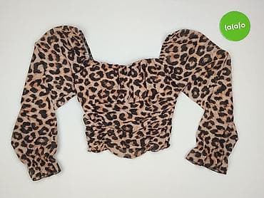 leopard print jeans: LAMODA, Bluzka damska, rozmiar M — 2