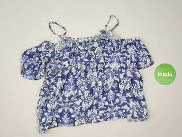 niebieska satynowa sukienka zara: House, Bluzka damska, rozmiar M — 3