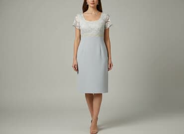 sukienka z żakietem dla babci: Sukienka damska, rozmiar L — 1