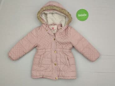 różowy top z długim rękawem: Kurtka zimowa, George, 2-3 lat, 92-98 cm, stan - Bardzo dobry — 2