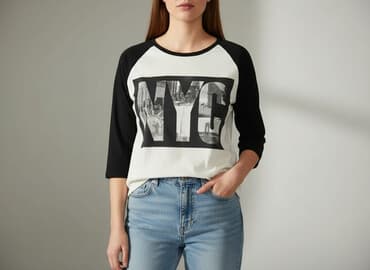 kurtka bejsbolówka new yorker: Bluzka damska, rozmiar XS — 1