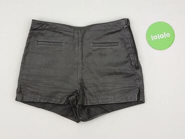 krótkie skórzane spodenki: Szorty damskie, rozmiar S — 3