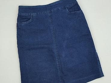 jeans raw blue: Spódnica damska, rozmiar L — 1