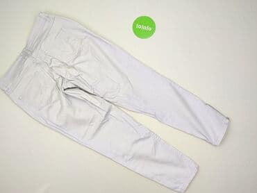 legginsy woskowane wysoki stan: Material trousers for women, size S (EU 36) — 3