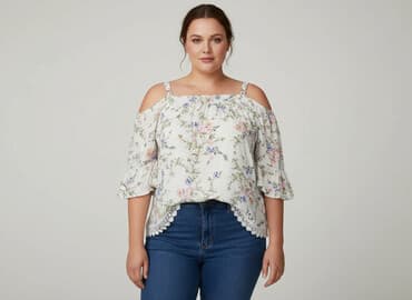 kurtka 4xl: Janina, Bluzka damska, rozmiar 4XL — 6