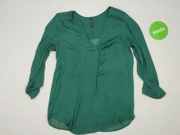 koszula zielone paski: Stradivarius, Bluzka damska, S — 2