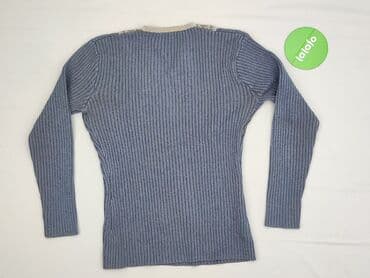 sweter z dekoltem v: Sweter damski, S — 3