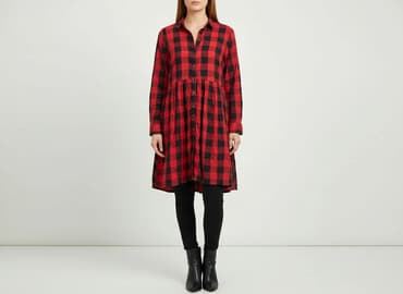 kurtka koszulowa w kratę, cropp: Cropp, Sukienka damska, rozmiar M — 1
