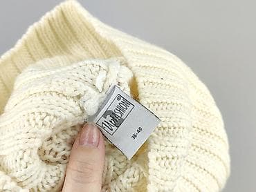 sweter akryl: Ponczo damskie, rozmiar One size — 4