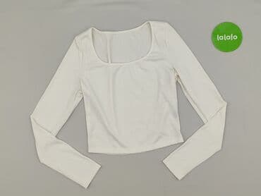 biala bluzka z dlugim rekawem: Bluzka damska, rozmiar S — 2