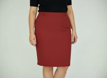 plisowane spódnice szara: Spódnica damska, rozmiar 3XL — 6