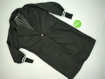 płaszcz czarny: Płaszcz damski, rozmiar L — 2