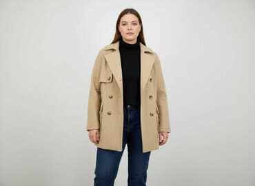 kurtki zimowe 50 style: Trencz damski, rozmiar 2XL — 6