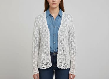 sukienki wizytowe na wesele dla mamy: KappAhl, Kardigan damski, rozmiar M — 7