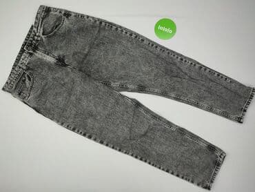 szare szerokie jeansy: Jeansy damskie — 2