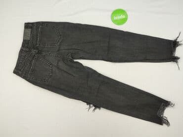 czarne jeansy stradivarius: Bershka, Jeansy damskie, XS — 3