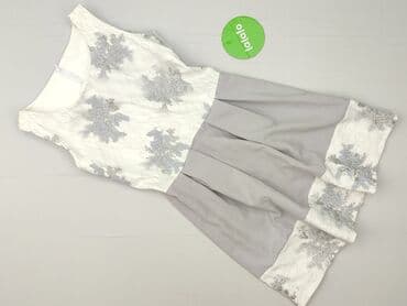 srebrna sukienki na wesele: Sukienka damska, rozmiar S — 3